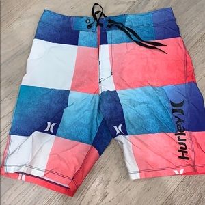 Boys Size 12 Hurley Swin Trunks